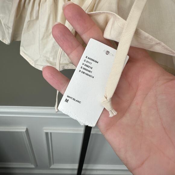 Urban Outfitters Cream Crop Top Medium NWT - Picture 3 of 4